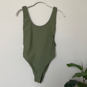 Aerie olive green One piece